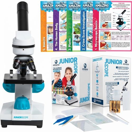 Omano Juniorscope Microscope Kit for Kids 8+
