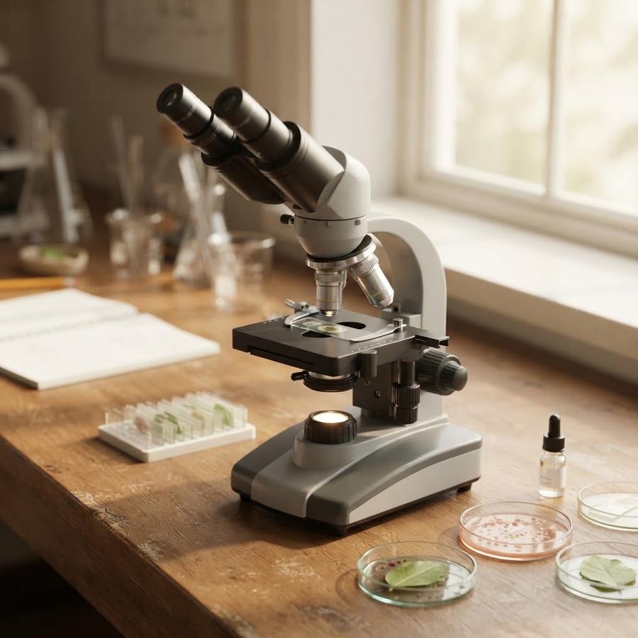 Omano OM36-TL Trinocular Student Microscope, 40x to 1000x